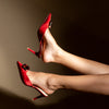 Live The Night - Red Partywear Pencil Heels