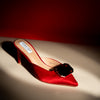 Live The Night - Red Partywear Pencil Heels