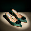 Live The Night - Green Partywear Pencil Heels