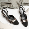Cosmic Charisma - Black & Silver Partywear Block Heels
