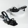 Go Shawty - Black Kitten Heels