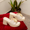 High Standards - Beige Block Heels