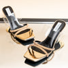 Go Shawty - Gold Kitten Heels