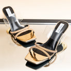 Go Shawty - Gold Kitten Heels - view 5