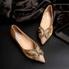 Fly Me To The Moon - Gold Partywear Beliies