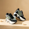 Rock The Party - Black Partywear Sneakers with Fancy Upper with Rhinestones
