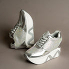 Rock The Party - Silver Partywear Sneakers . - view 7
