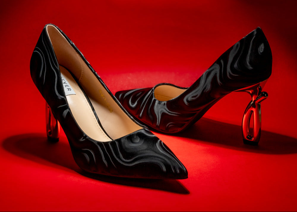 Not Your Usual - Black Partywear Heels - - view 6