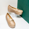Boss Babe - Gold Partywear Loafers