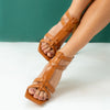 Buckle Up A Date - Brown Block Heels