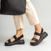 Not That Serious - Black Everyday Platform Sandals