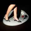 Hooked to Party - Black Partywear Kitten Heels
