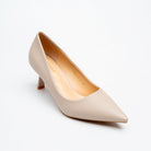 Celeste Classic Pointed Toe Pumps - Beige - view 2