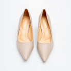 Celeste Classic Pointed Toe Pumps - Beige - view 4