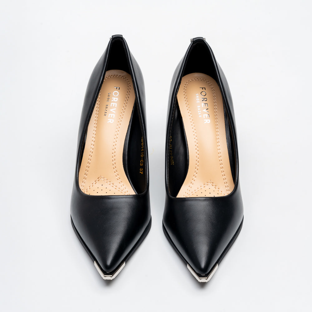 Apex Pointed Toe Heels - Black - view 3