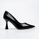 Aurora Metal Tip Pointed Toe Pumps - Black