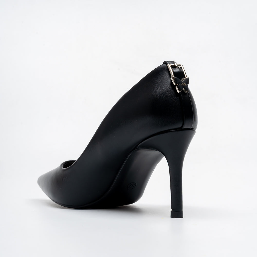 Signature Pointed Toe Pumps - Black - view 5