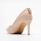 Signature Pointed Toe Pumps - Beige - view 5