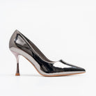 Noir Classic - Gun Metal Patent Pointed Pump
