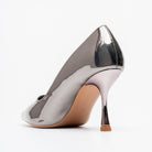 Noir Classic - Gun Metal Patent Pointed Pump - view 3