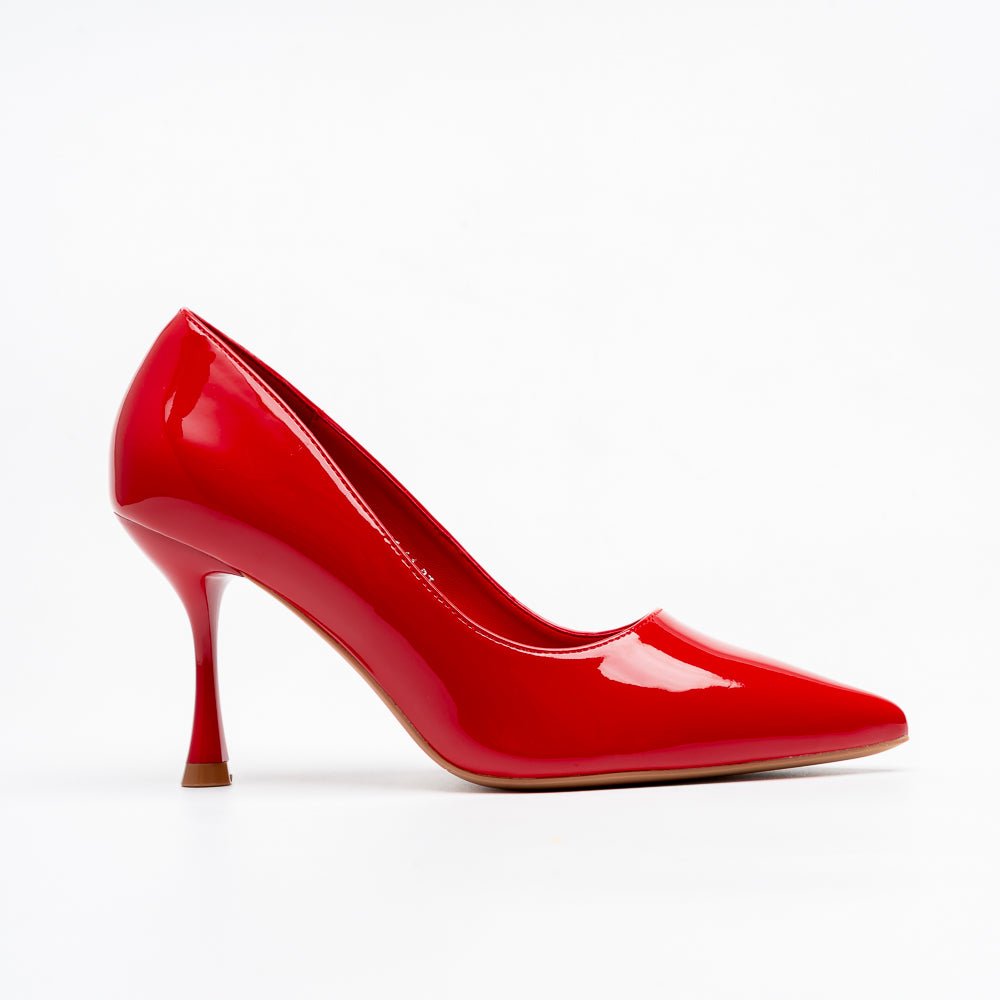 Noir Classic - Red Patent Pointed Pump