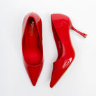 Noir Classic - Red Patent Pointed Pump - view 4