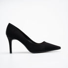 Basic Babe Classic Stiletto Heels - Black