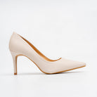 Basic Babe Classic Stiletto Heels - Beige