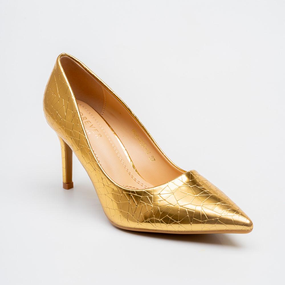 Vipera Luxe Pointed Toe Pumps - Gold - view 2