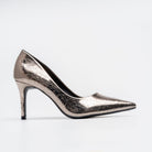 Vipera Luxe Pointed Toe Pumps - Gun Metal
