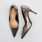 Vipera Luxe Pointed Toe Pumps - Gun Metal - view 4