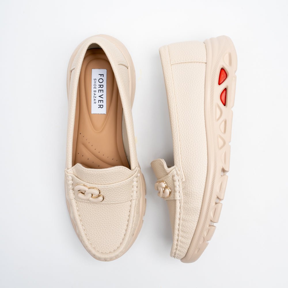 Foam Flow - Beige Loafers - view 4