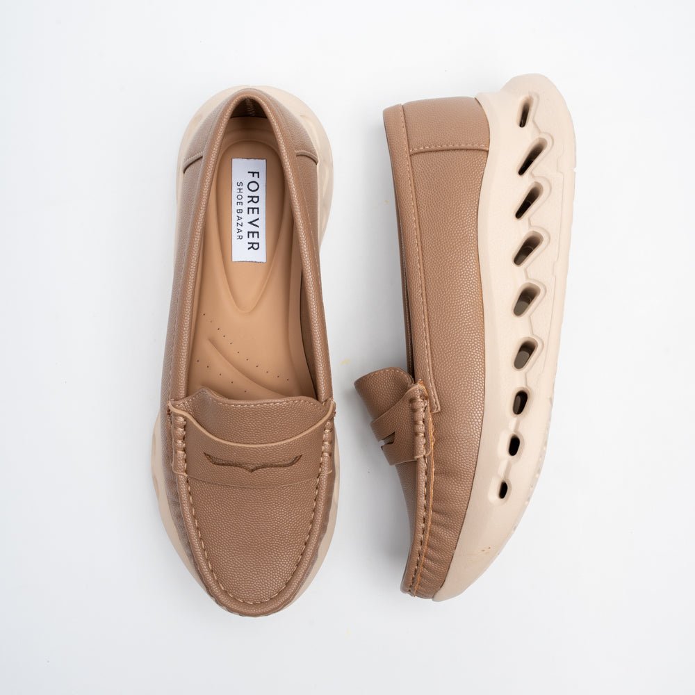 Bubble Blast - Khaki Loafers - view 4