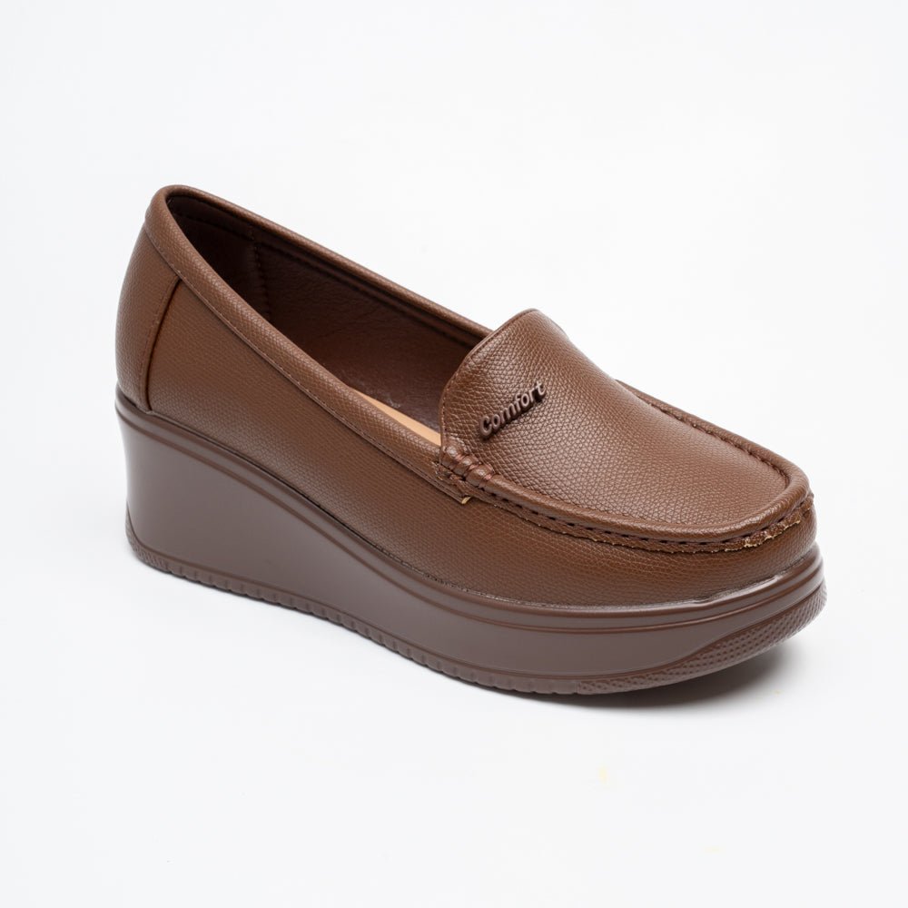 Velaro Comfort Platform Loafers - Brown - view 2