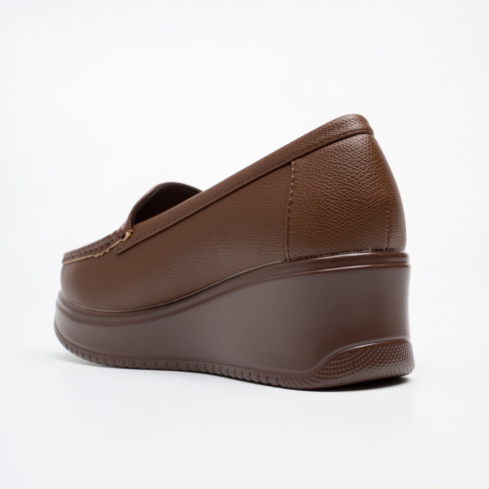 Velaro Comfort Platform Loafers - Brown - view 5