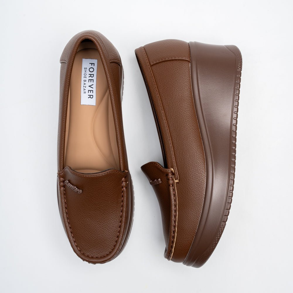 Velaro Comfort Platform Loafers - Brown - view 4