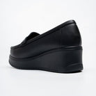 Arvello Comfort Platform Loafers - Black - view 5