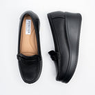 Arvello Comfort Platform Loafers - Black - view 4