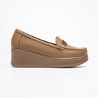 Arvello Comfort Platform Loafers - Khaki