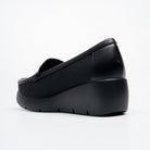 Orlana Comfort Wedge Loafers - Black - view 5