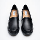 Orlana Comfort Wedge Loafers - Black - view 3