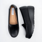 Orlana Comfort Wedge Loafers - Black - view 4