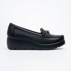 Arden Luxe Chain Loafers - Black