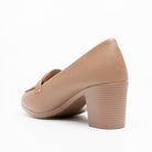 Cavina Strap Loafer Heels - Khaki - view 5