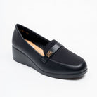 Arlena Comfort Wedge Loafers - Black - view 2