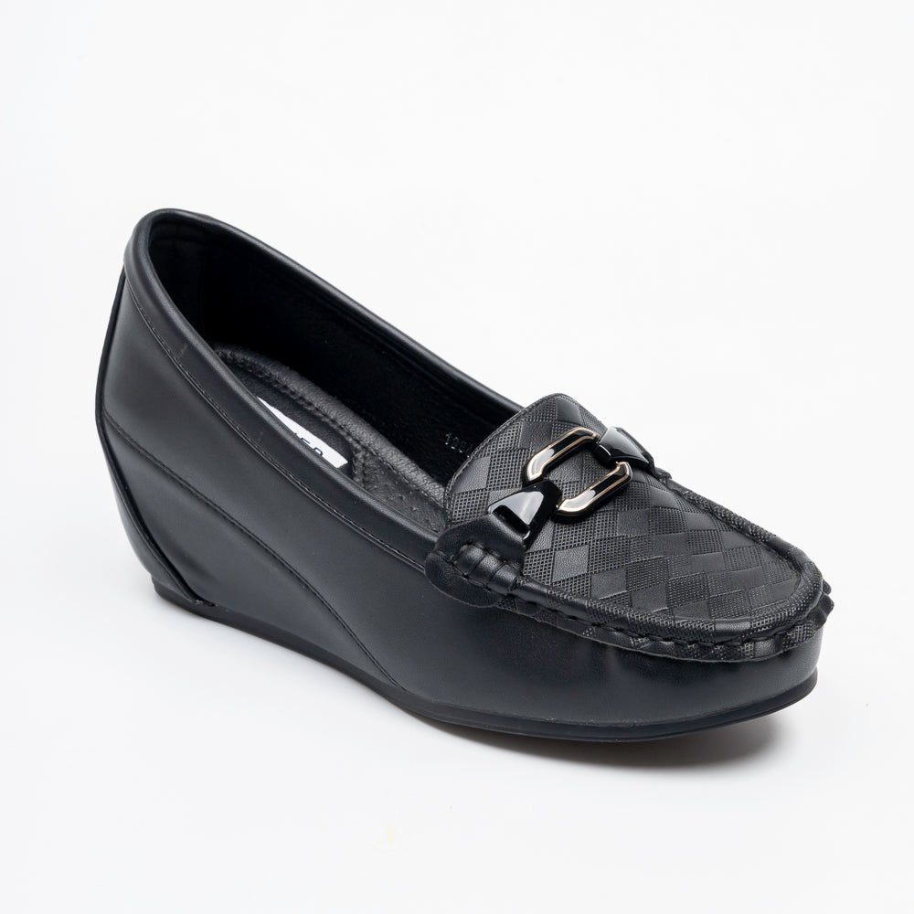 Liora Chain Comfort Loafers - Black - view 2