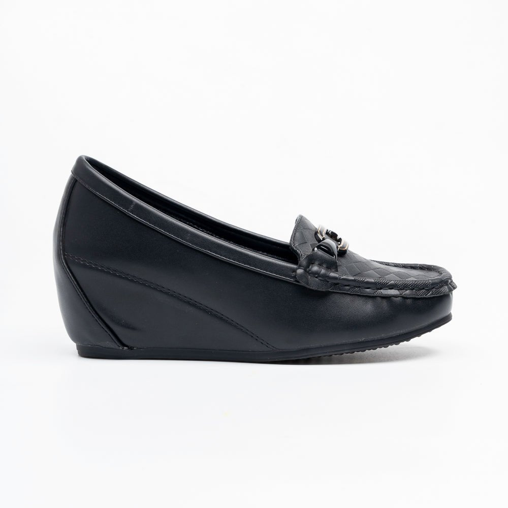 Liora Chain Comfort Loafers - Black