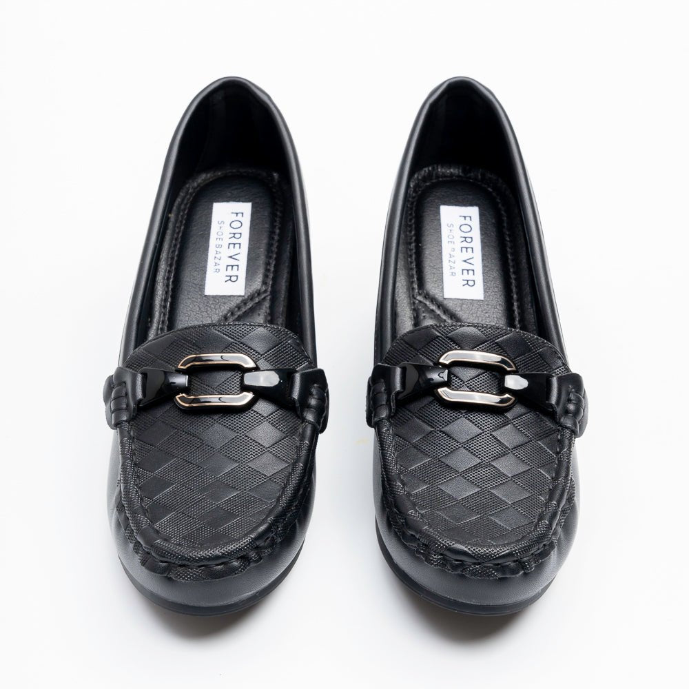Liora Chain Comfort Loafers - Black - view 3