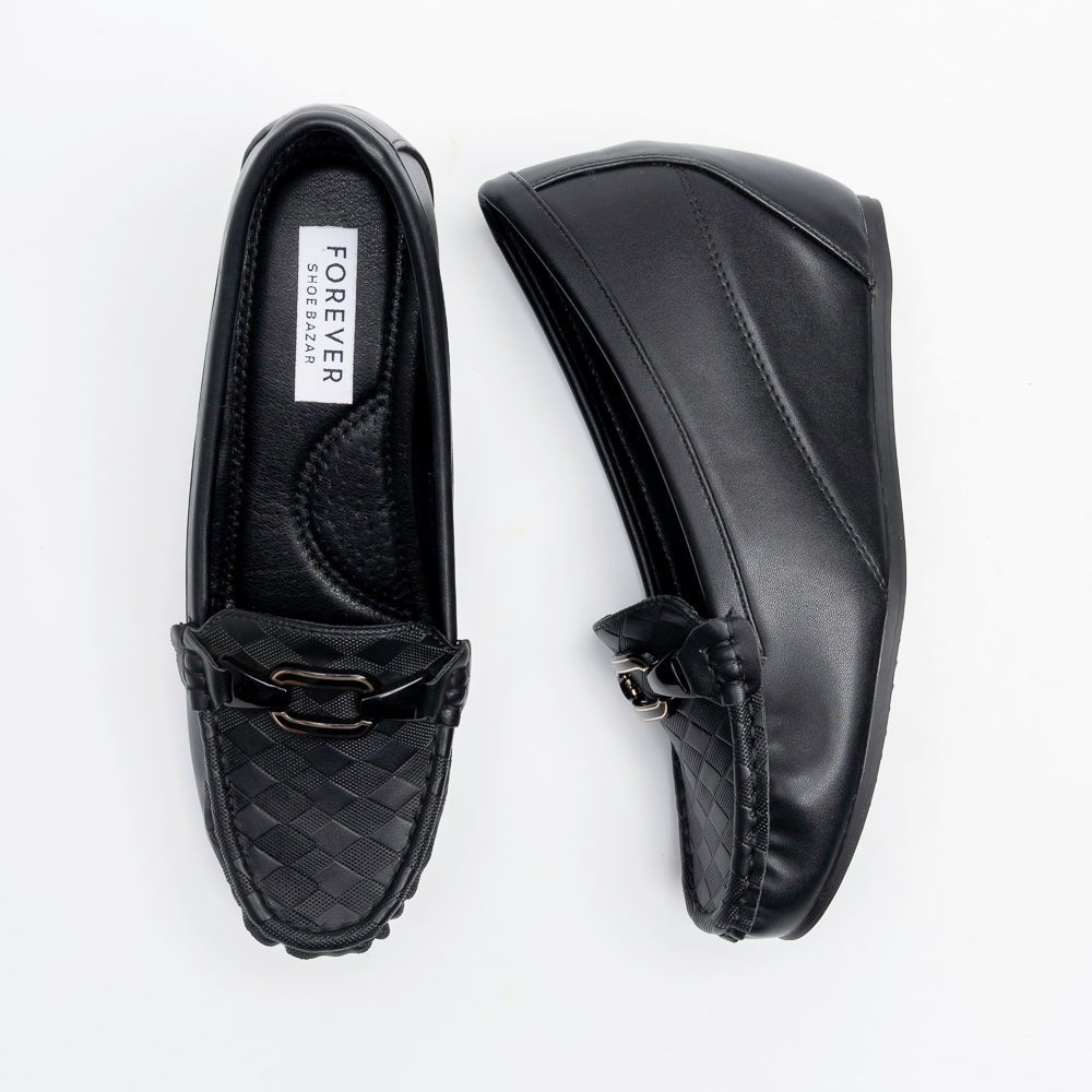 Liora Chain Comfort Loafers - Black - view 4