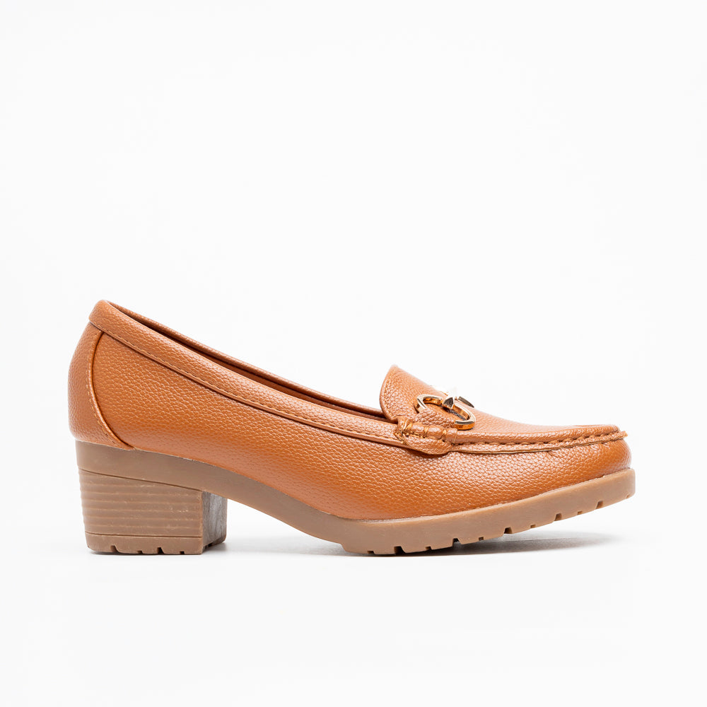 Brixton Horsebit Comfort Loafers - Camel